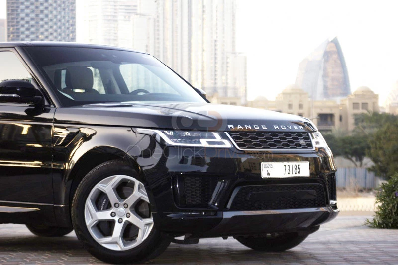 Black Land Rover Range Rover Sport SE 2019 for rent in Dubai 2